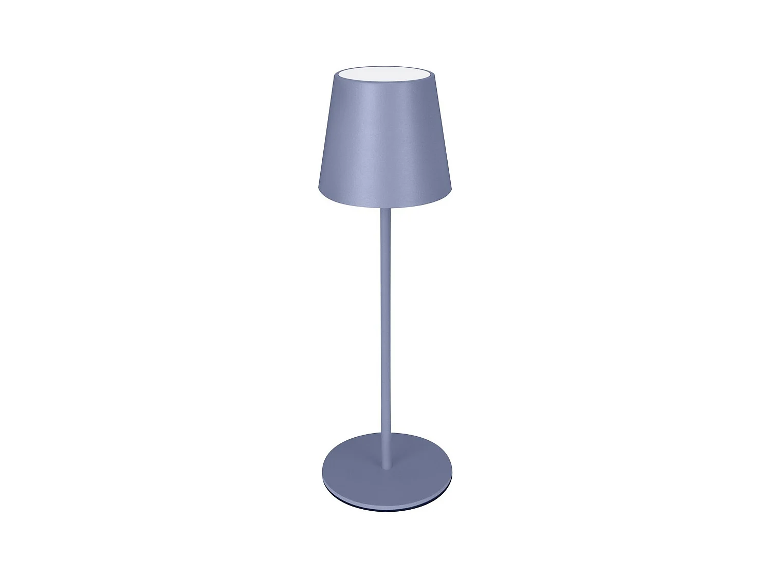 Lampe à Poser Rechargeable Agata, Bleu, 12x12x37 cm, Majestic