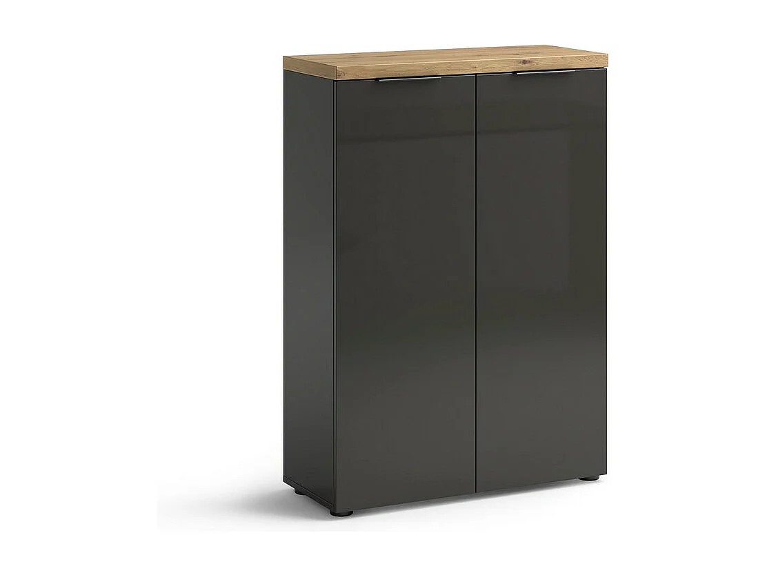 Schoenenrek Idea - Antraciet - 80x34x115 cm - Seven Design