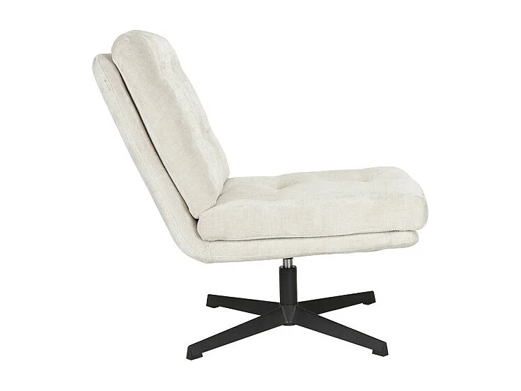 Fauteuil tissu vintage Kai