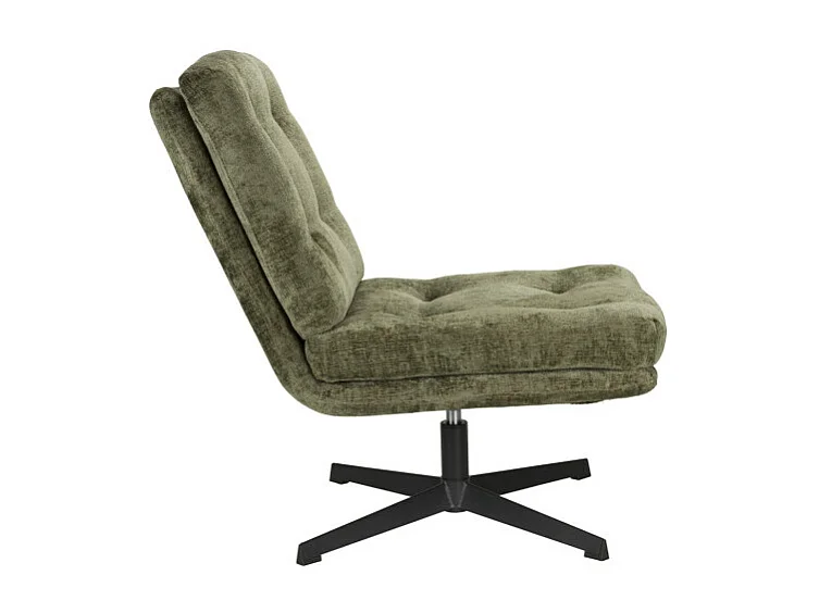 Fauteuil tissu vintage Kai