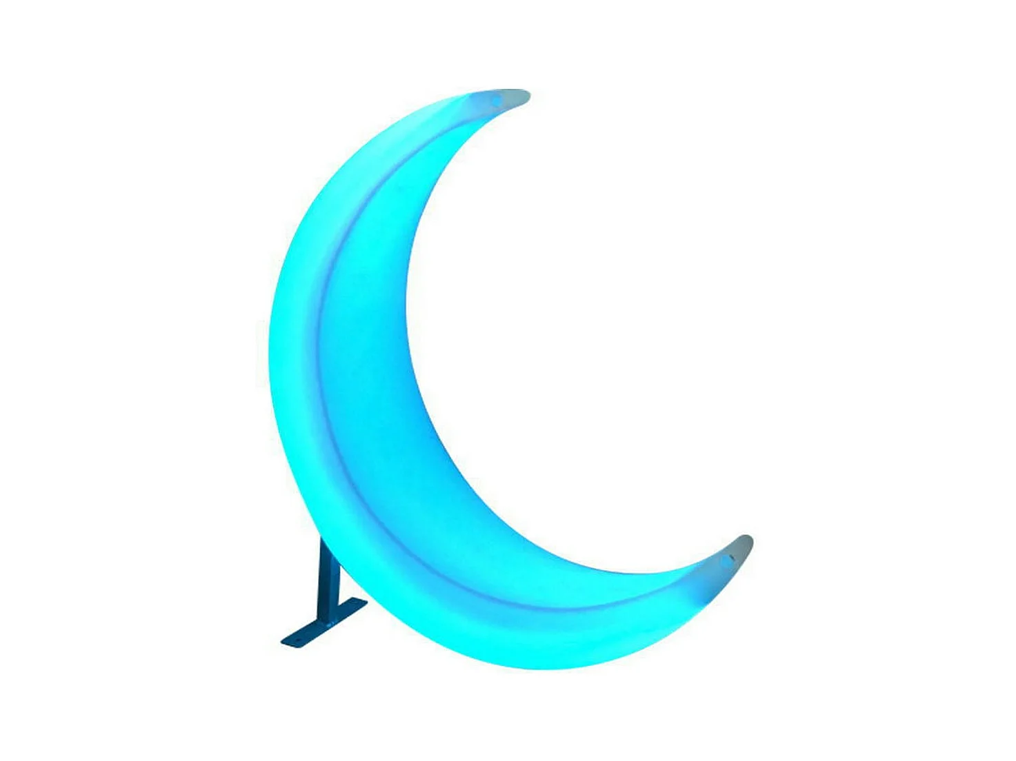 Sedia a Mezzaluna Luminosa Hammy, Bianco, 138x40x104,5 cm, Majestic