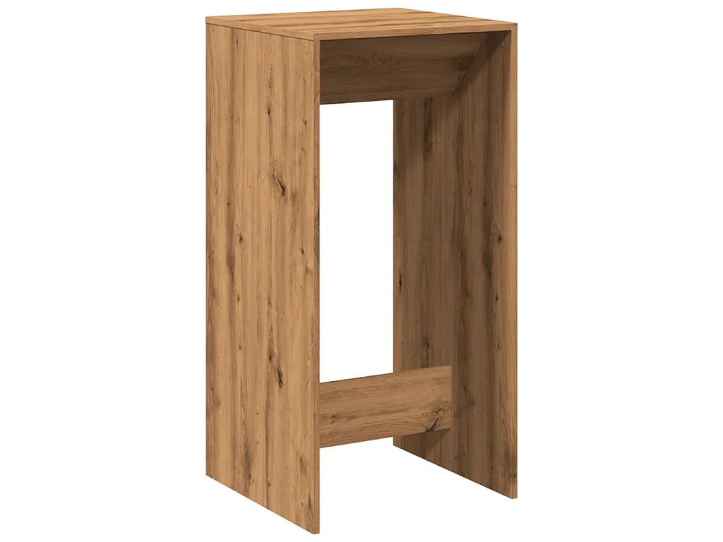 Tavolo Bar Rovere Artigianale 51x50x103,5 cm Legno Multistrato