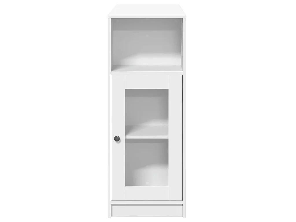 Tavolo Bar con Rastrelliera Bianco 101x40x103,5 cm Multistrato