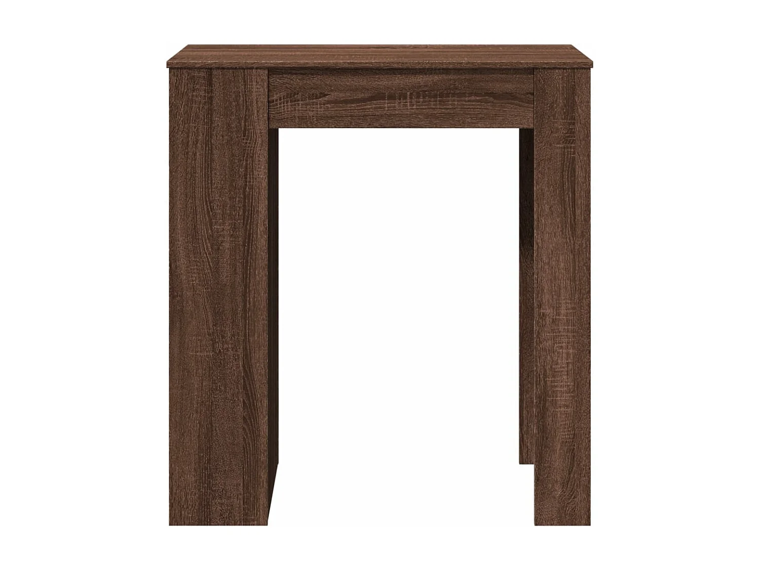 Mesa de bar c/ prateleiras derivados madeira carvalho castanho