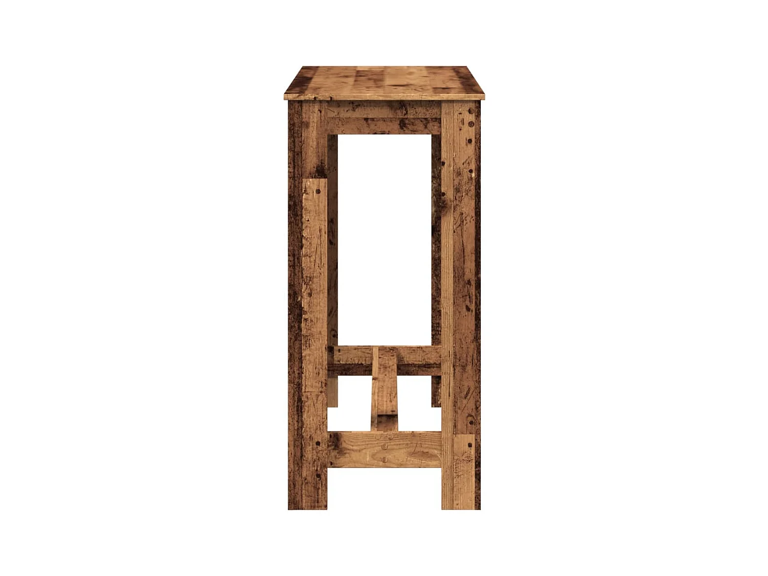 Bartisch Altholz-Optik 102x50x103,5 cm Holzwerkstoff
