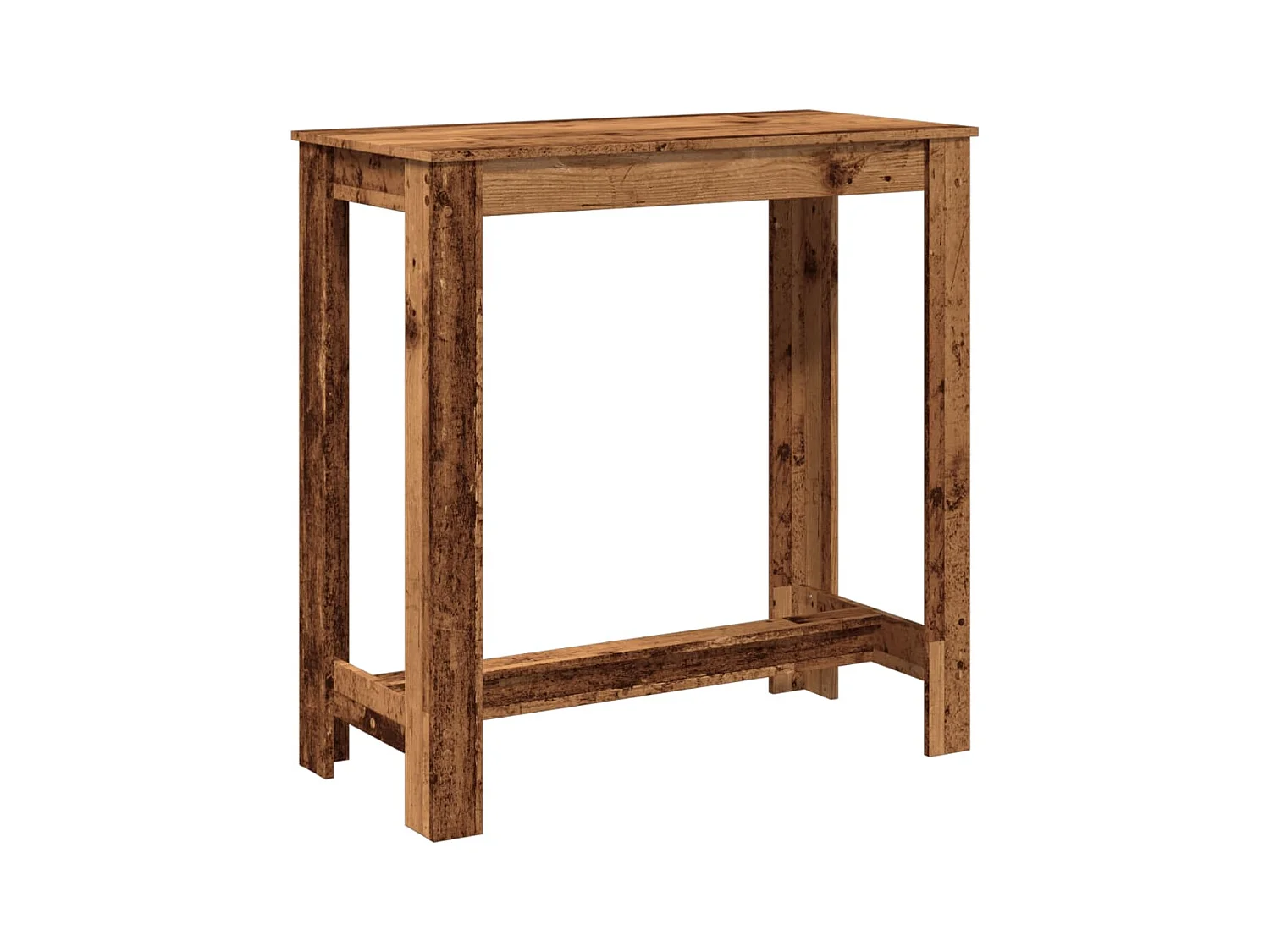 Bartisch Altholz-Optik 102x50x103,5 cm Holzwerkstoff