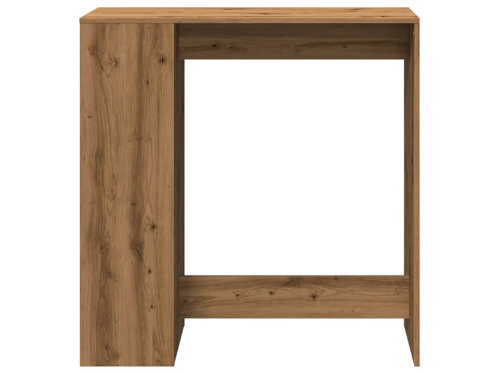 Tavolo Bar con Rastrelliera Rovere 101x40x103,5 cm Multistrato