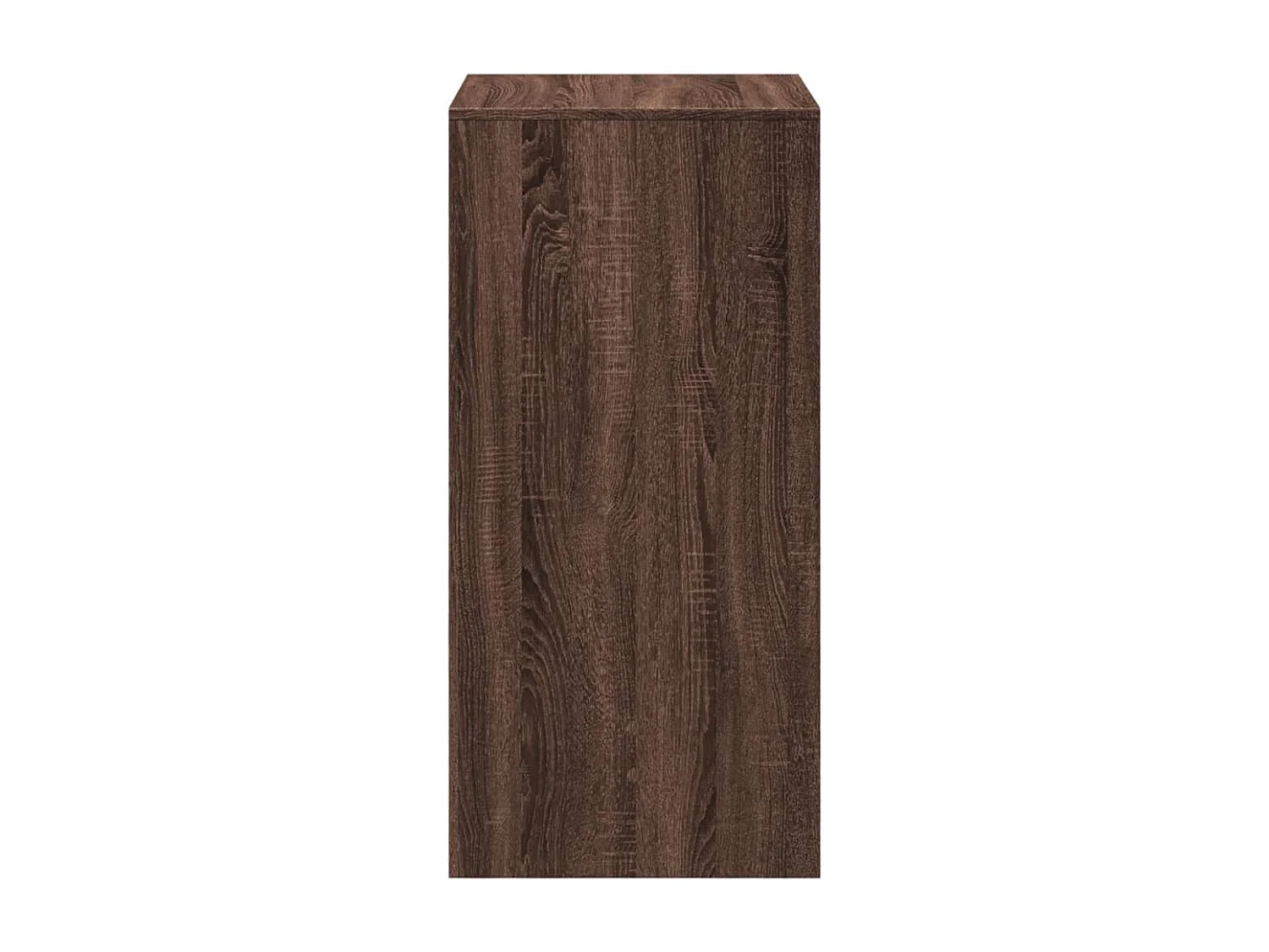 Table de bar chêne marron 51x50x103,5 cm bois d'ingénierie