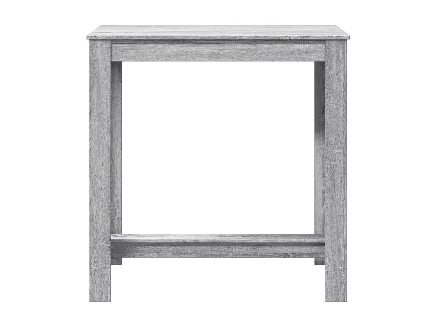 Table de bar sonoma gris 102x50x103,5 cm bois d'ingénierie