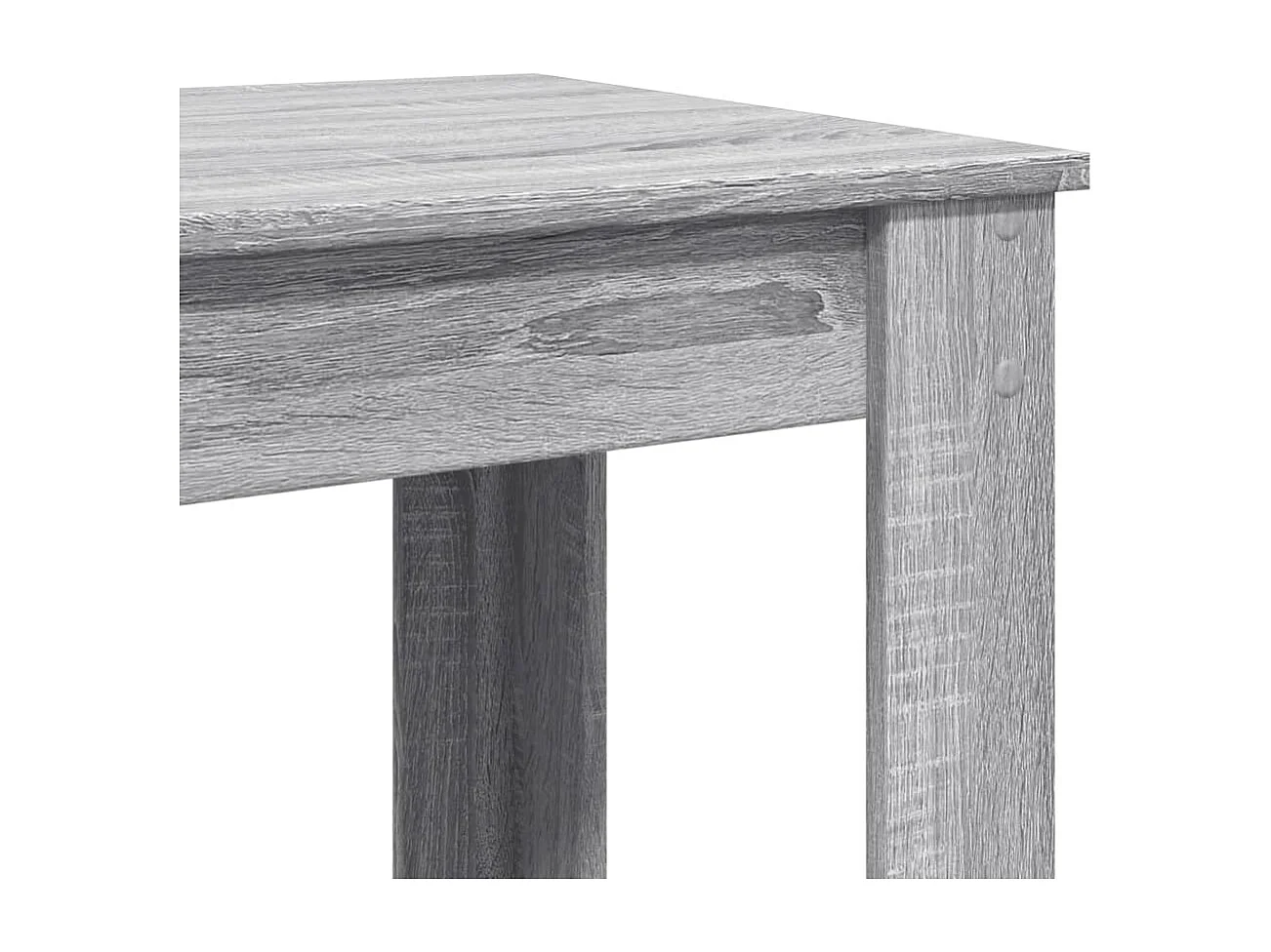 Table de bar sonoma gris 102x50x103,5 cm bois d'ingénierie