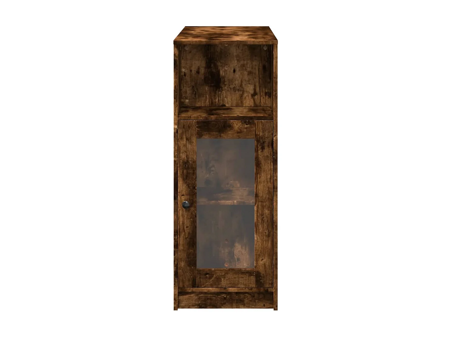 Bartafel met rekken 101x40x103,5 cm bewerkt hout gerookt eiken