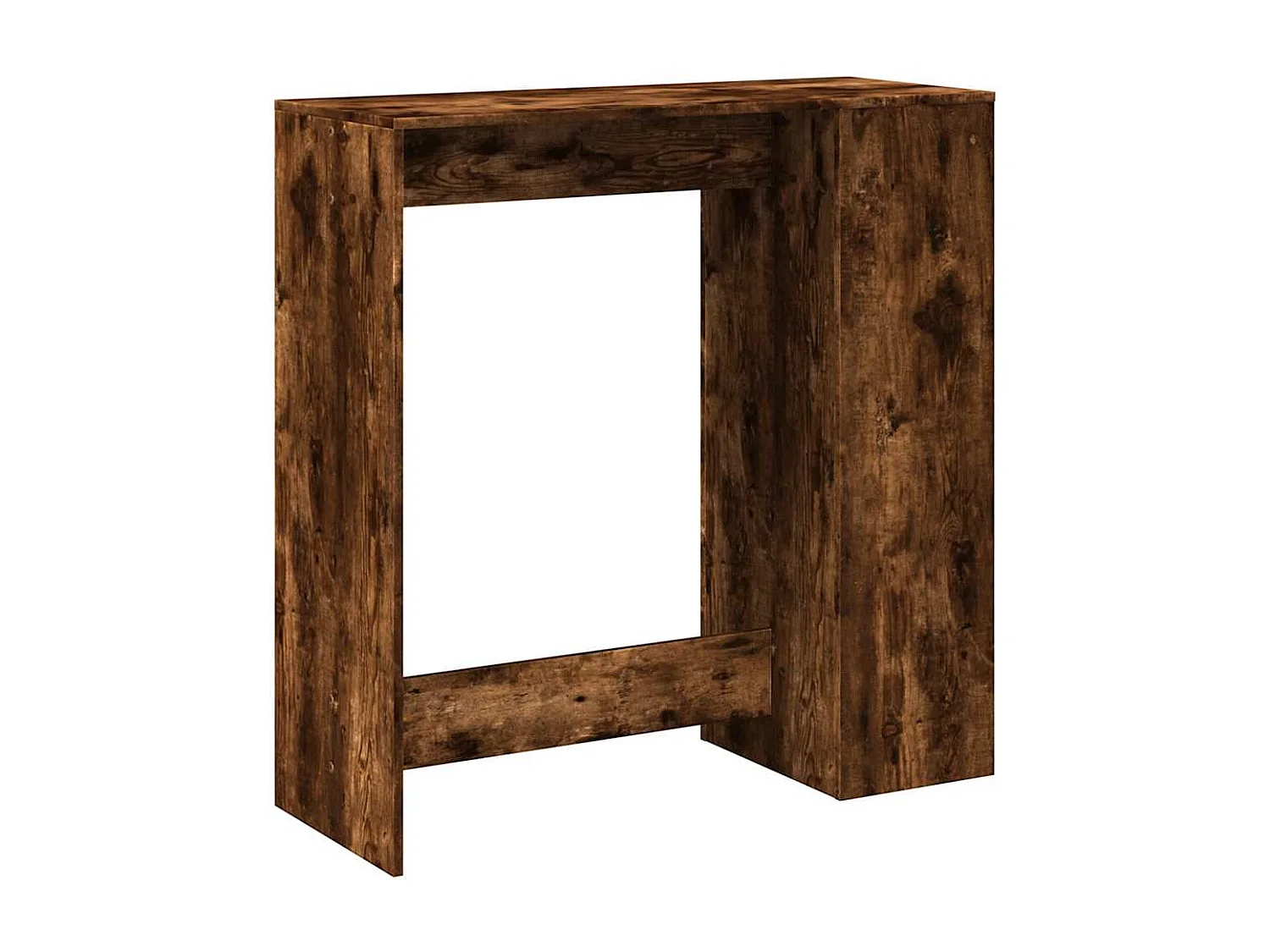 Bartafel met rekken 101x40x103,5 cm bewerkt hout gerookt eiken