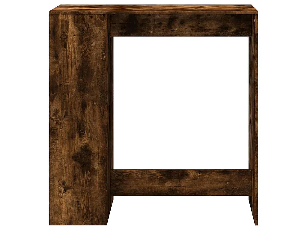 Tavolo Bar con Rastrelliera Rovere 101x40x103,5 cm Multistrato
