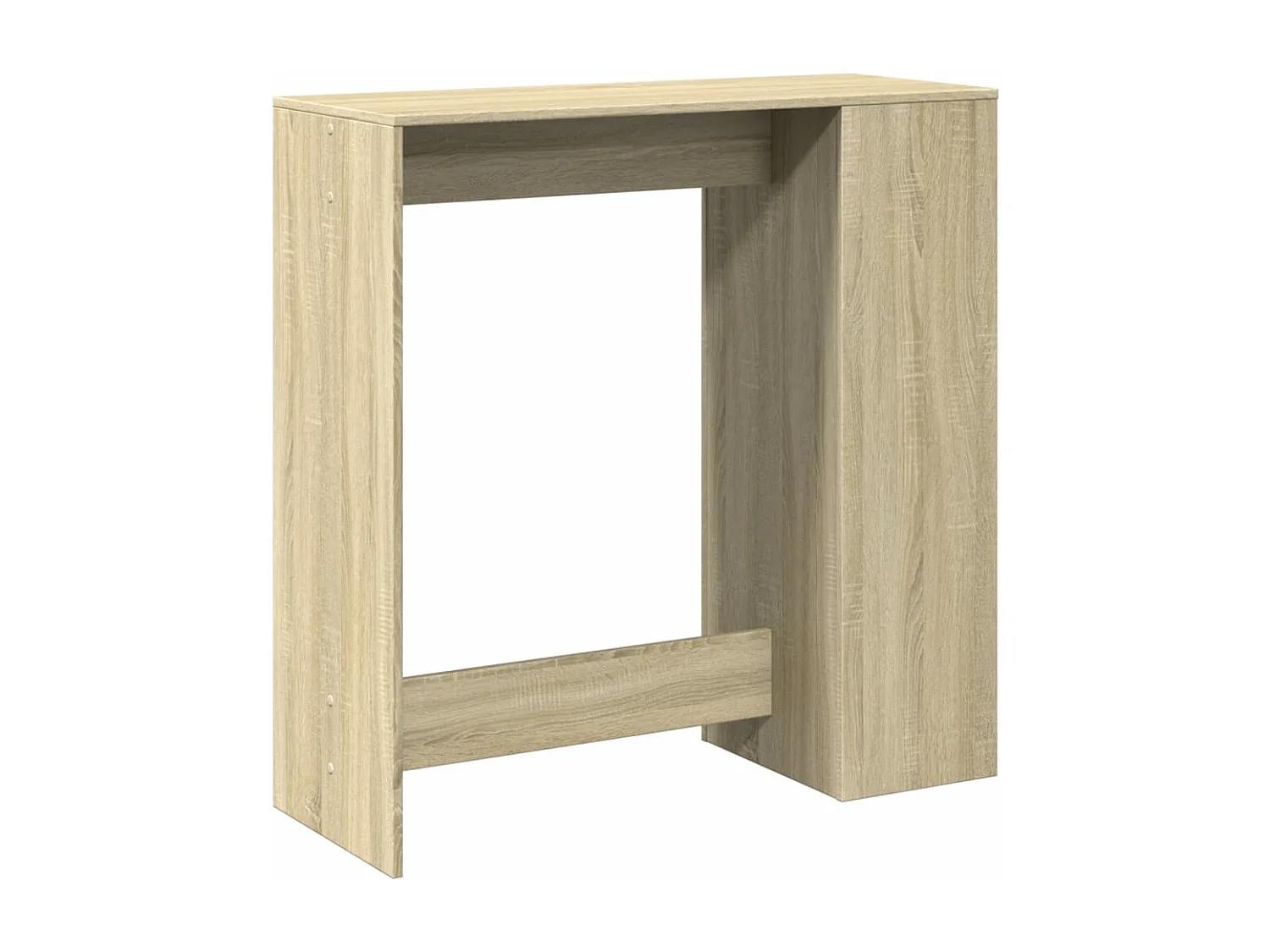 Bartafel met rekken 101x40x103,5 cm hout sonoma eikenkleur
