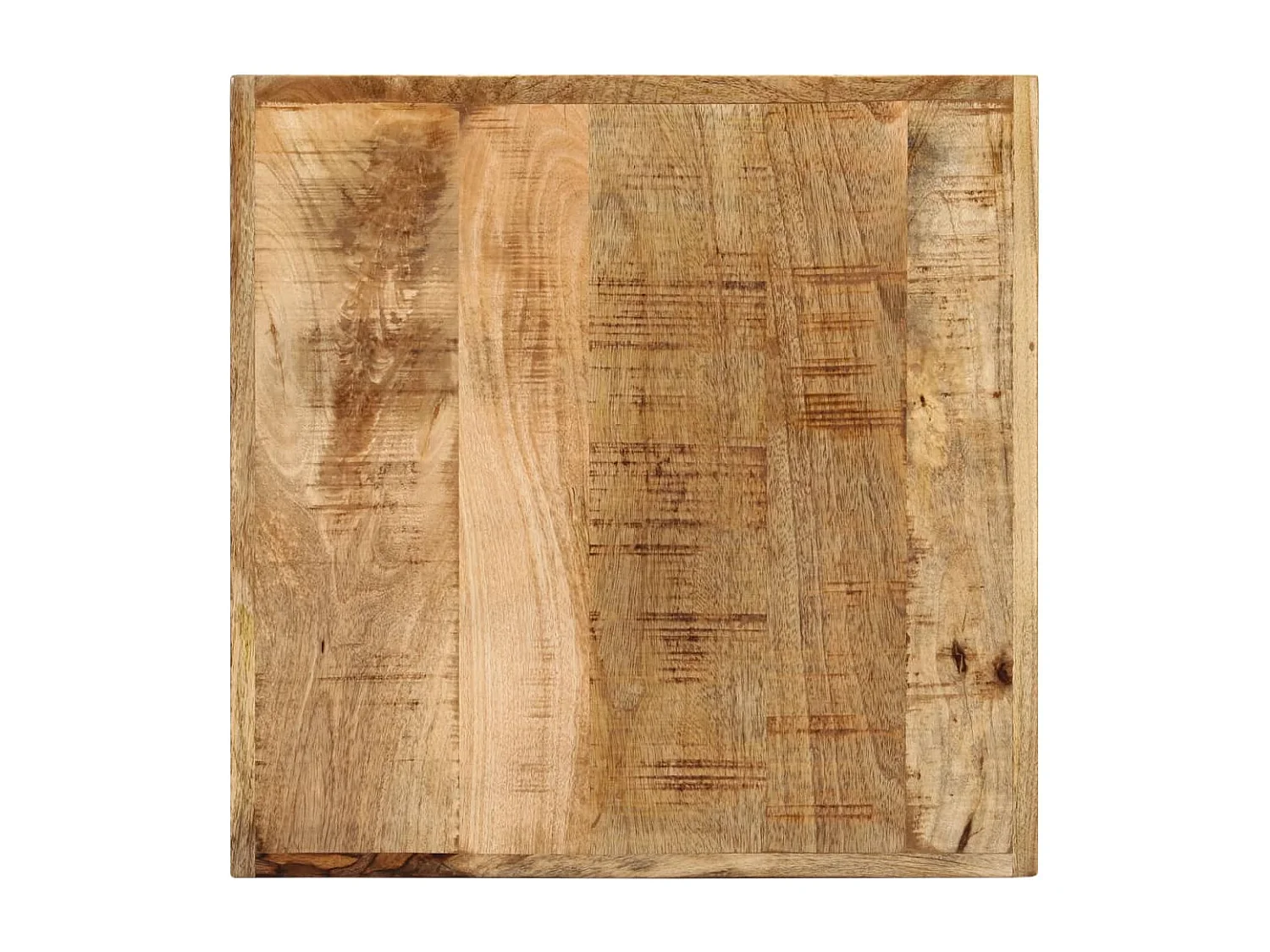 Tavolino da Bar 55x55x107 cm Legno Massello di Mango e Ferro