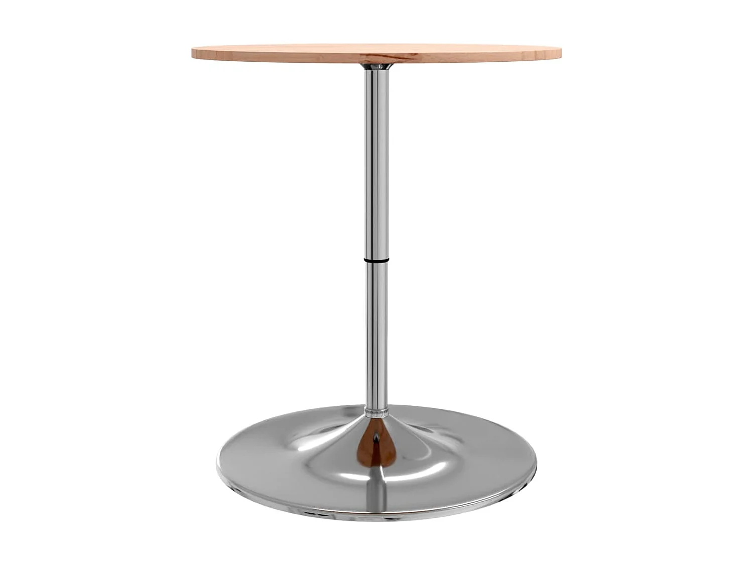 Tavolino da Bar Ø60x89,5 cm in Legno Massello di Faggio