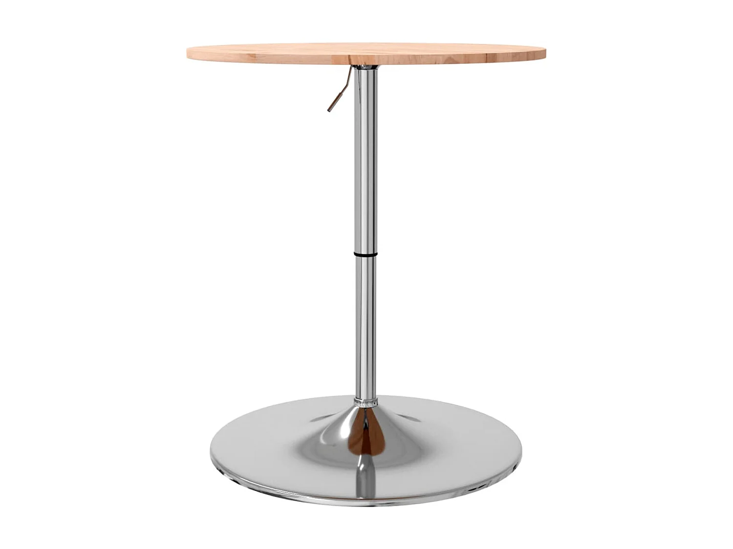 Tavolino da Bar Ø60x89,5 cm in Legno Massello di Faggio