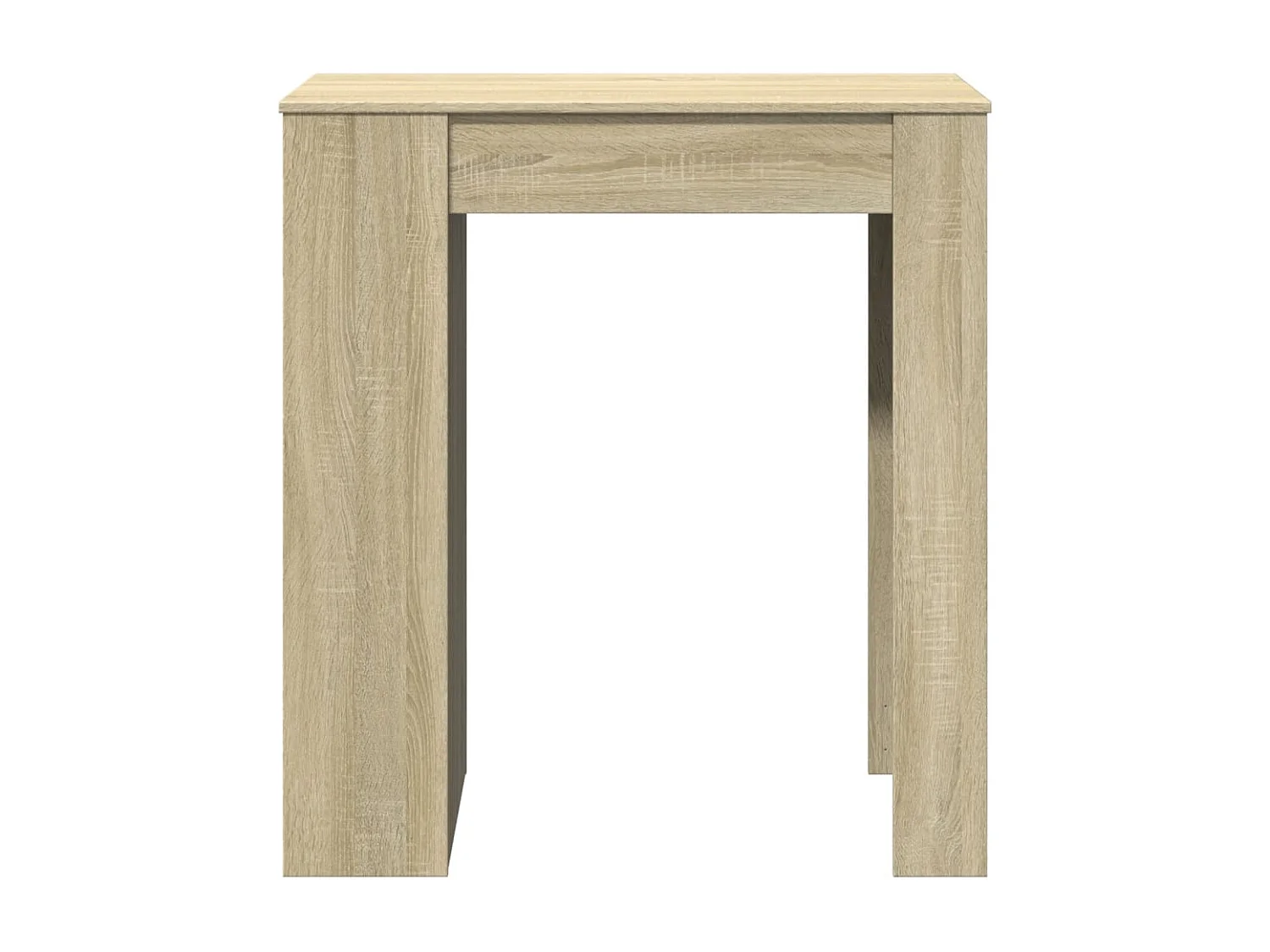 Tavolo Bar con Rastrelliera Sonoma 95x47x103,5 cm Multistrato
