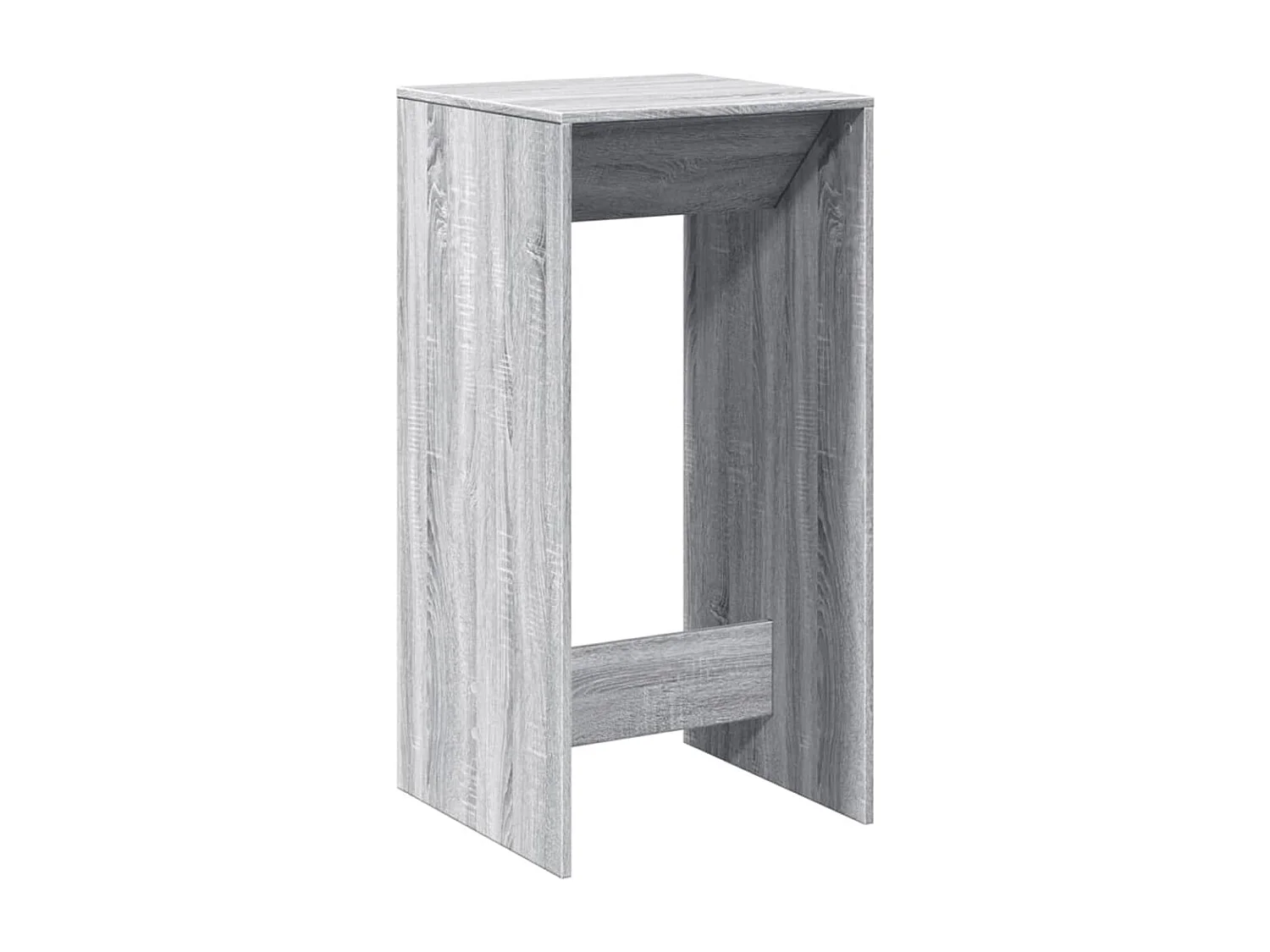 Table de bar sonoma gris 51x50x103,5 cm bois d'ingénierie