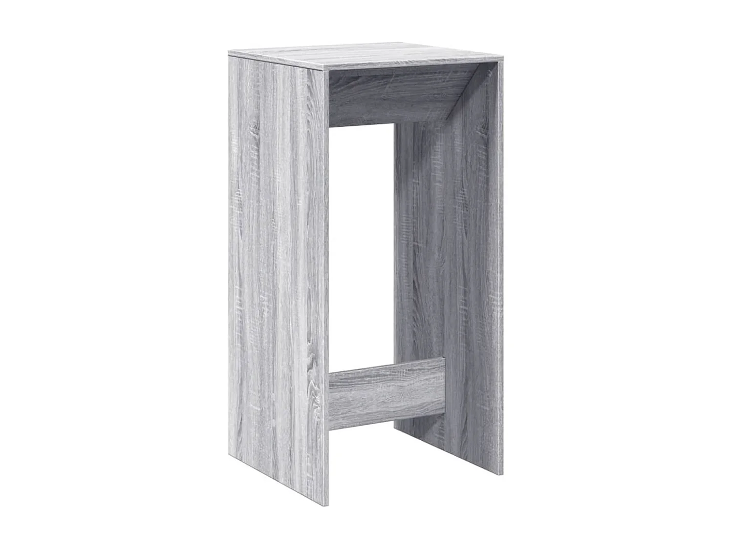Table de bar sonoma gris 51x50x103,5 cm bois d'ingénierie
