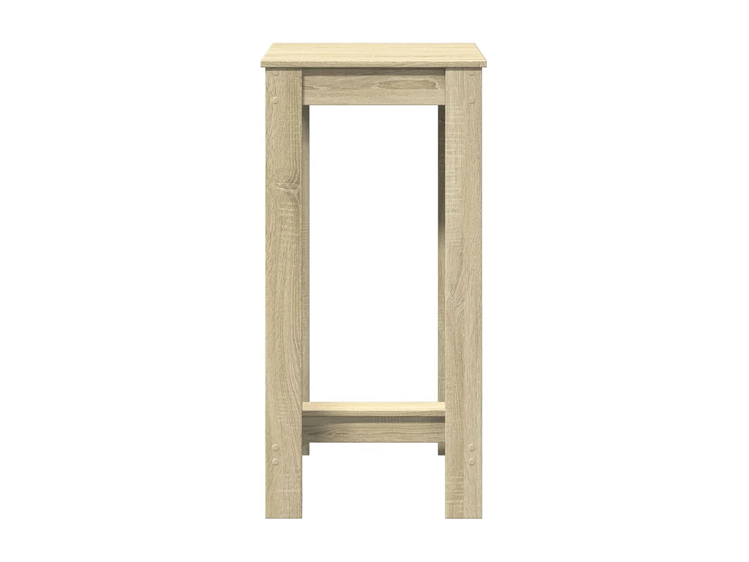 Table de bar chêne sonoma 51x50x103,5 cm bois d'ingénierie