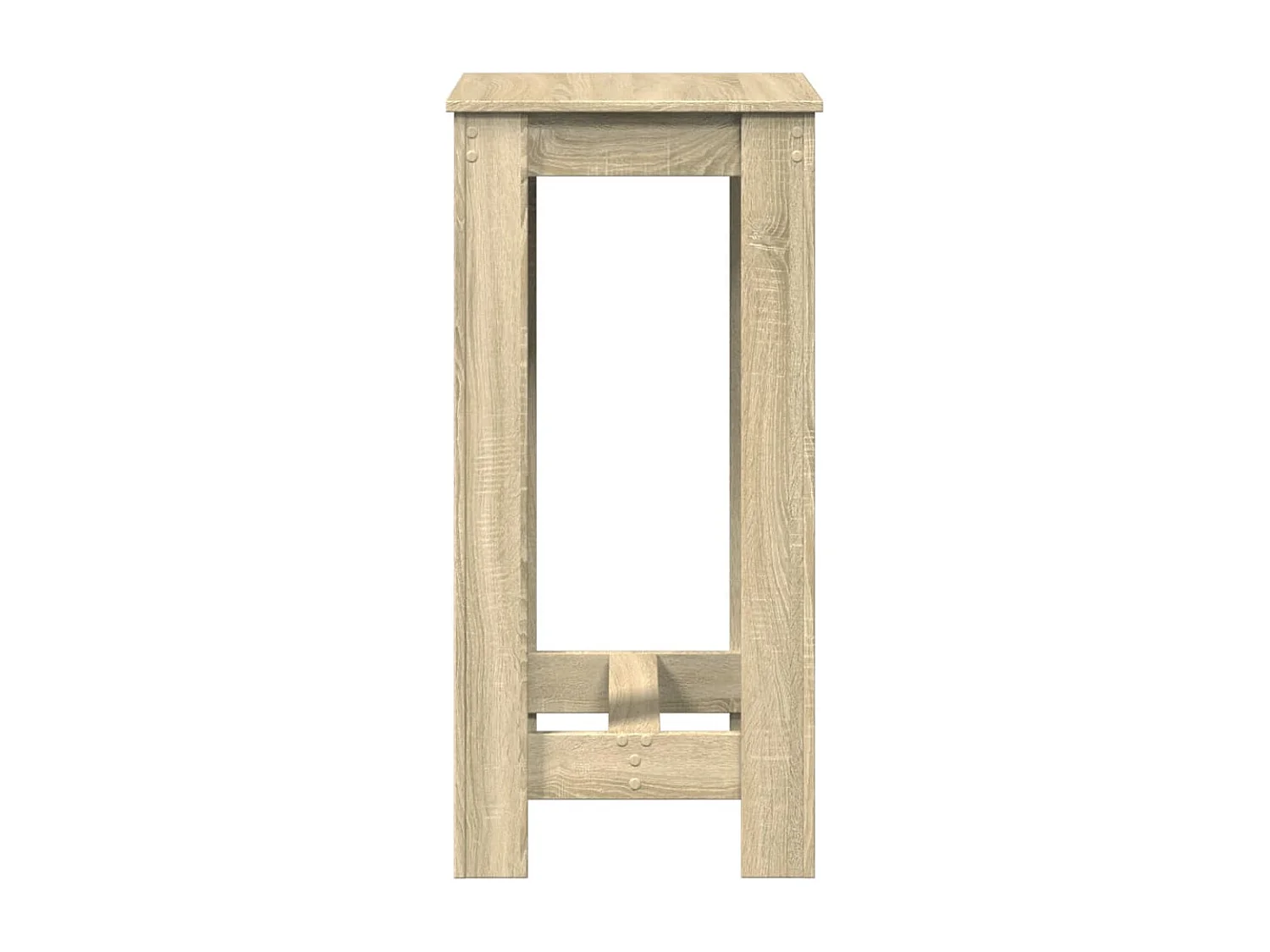 Table de bar chêne sonoma 51x50x103,5 cm bois d'ingénierie