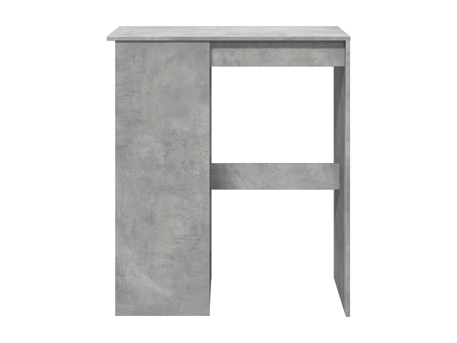 Bartafel met rekken 90x47,5x103,5 cm bewerkt hout betongrijs