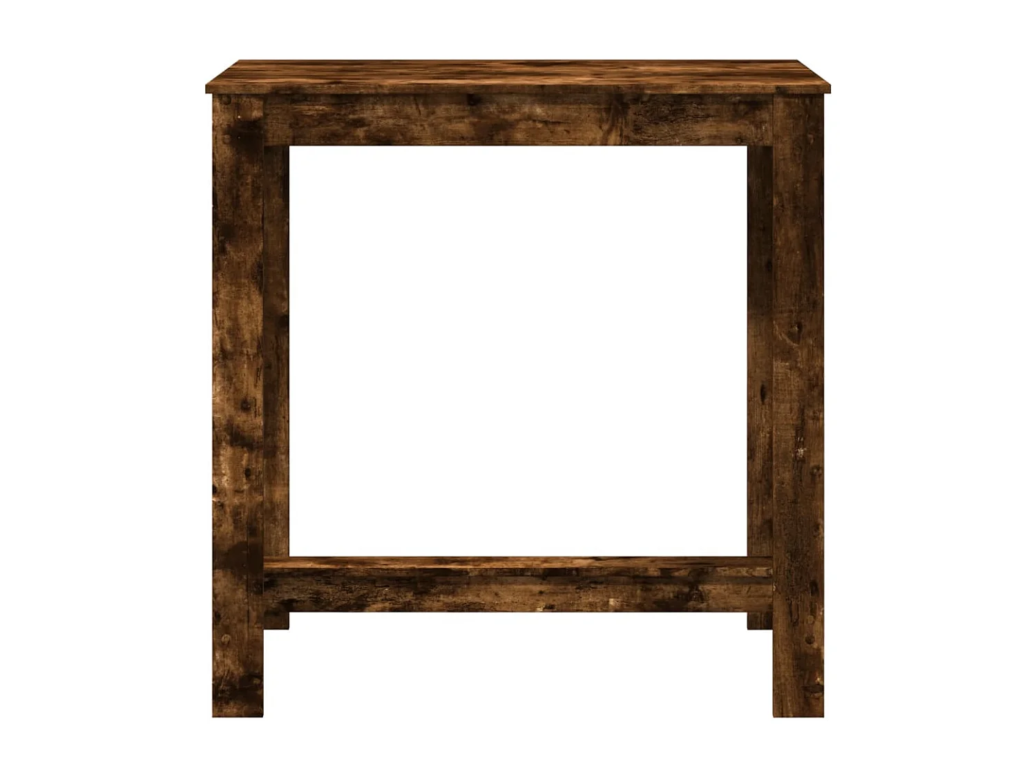 Bartafel 102x50x103,5 cm bewerkt hout gerookt eikenkleurig