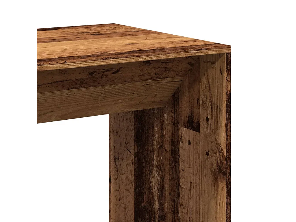 Tavolo da Bar Legno Antico 51x50x103,5 cm in Legno Multistrato