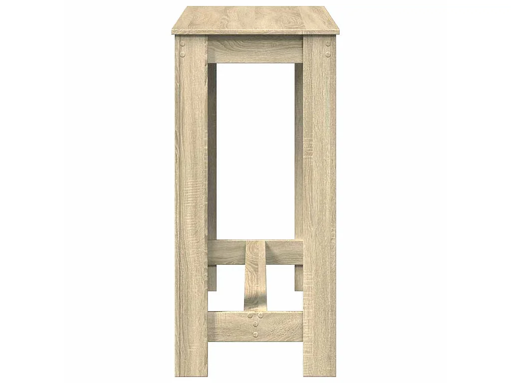 Table de bar chêne sonoma 102x50x103,5 cm bois d'ingénierie