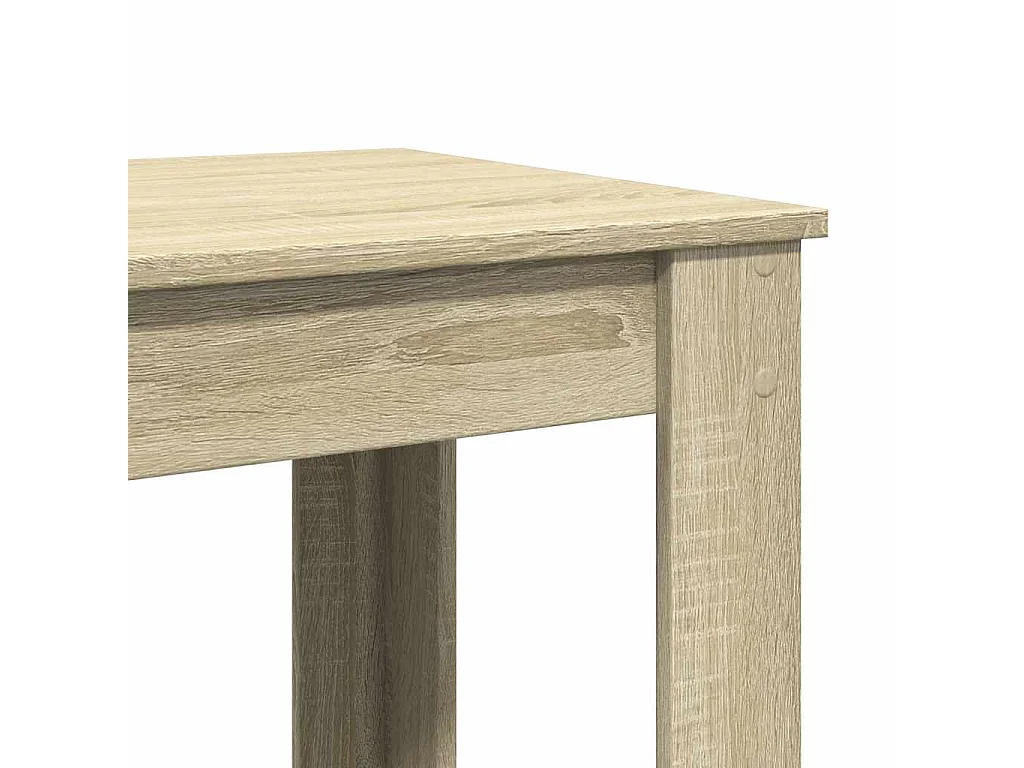 Table de bar chêne sonoma 102x50x103,5 cm bois d'ingénierie