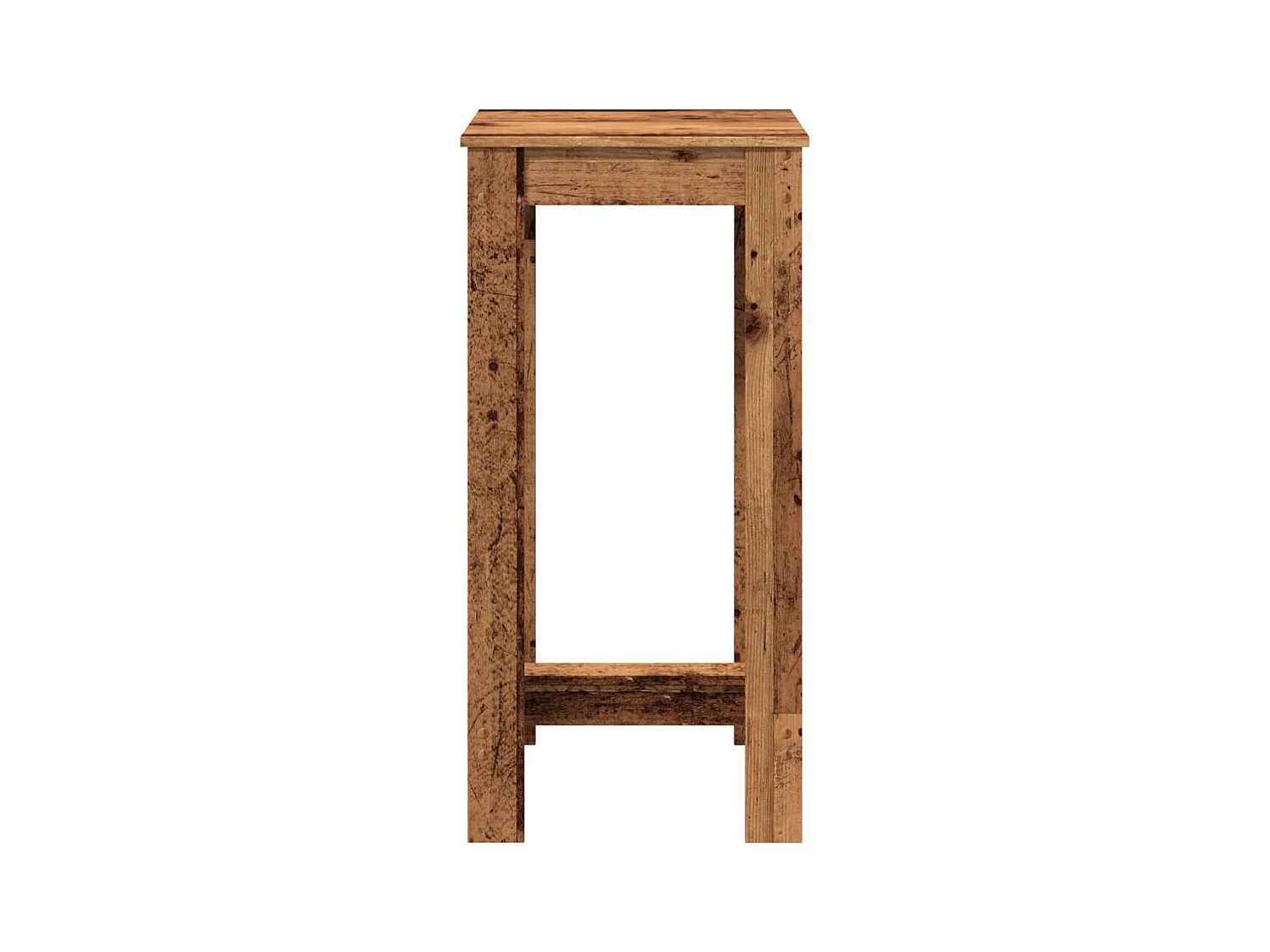 Bartafel 51x50x103,5 cm bewerkt hout oud houtkleurig