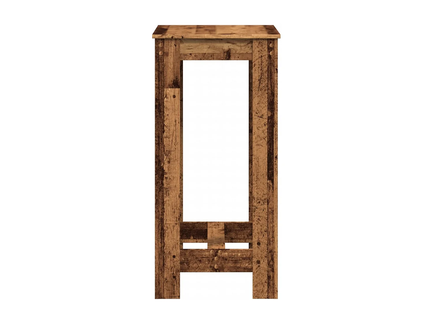 Table de bar vieux bois 51x50x103,5 cm bois d'ingénierie