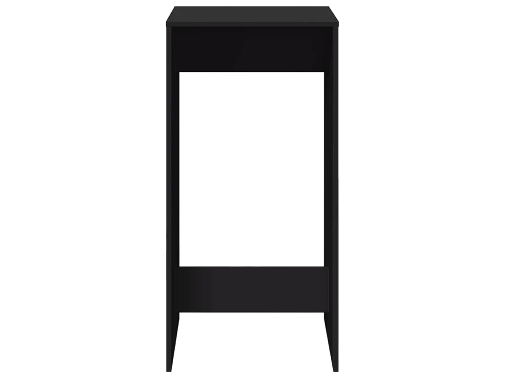 Tavolo da Bar Nero 51x50x103,5 cm in Legno Multistrato