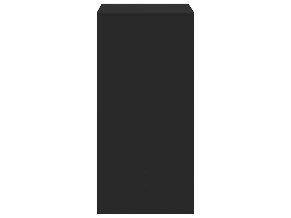 Tavolo da Bar Nero 51x50x103,5 cm in Legno Multistrato