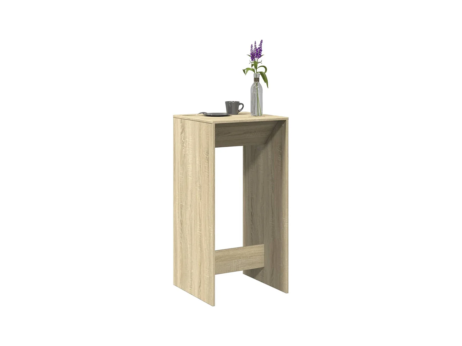 Tavolo da Bar Rovere Sonoma 51x50x103,5 cm in Legno Multistrato