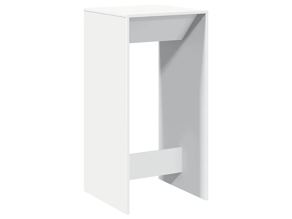 Tavolo da Bar Bianco 51x50x103,5 cm in Truciolato