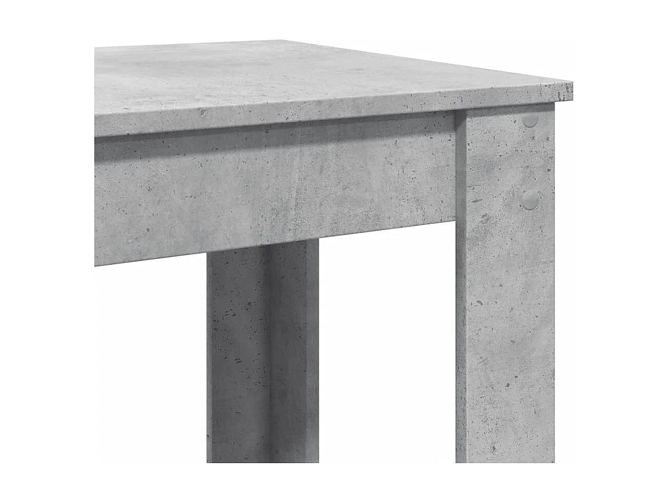Tavolo da Bar Grigio Cemento 102x50x103,5 cm Legno Multistrato