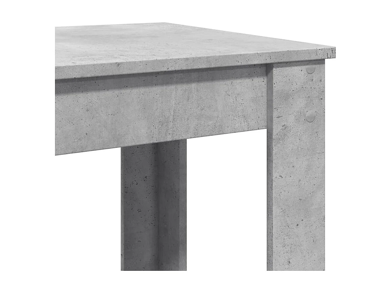 Tavolo da Bar Grigio Cemento 51x50x103,5cm in Legno Multistrato