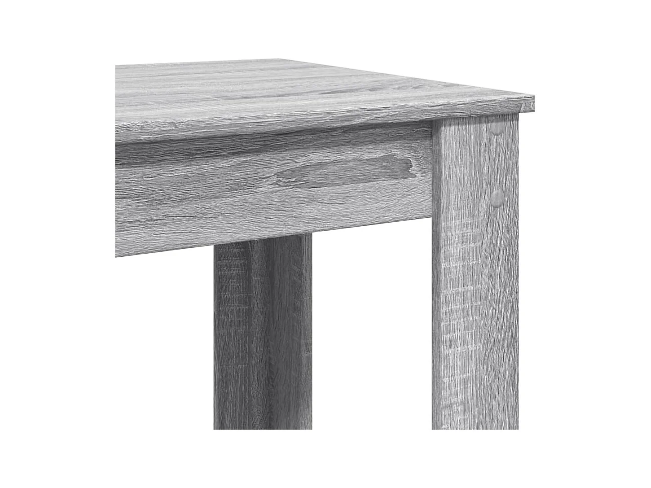 Bartafel 51x50x103,5 cm bewerkt hout grijs sonoma eikenkleurig