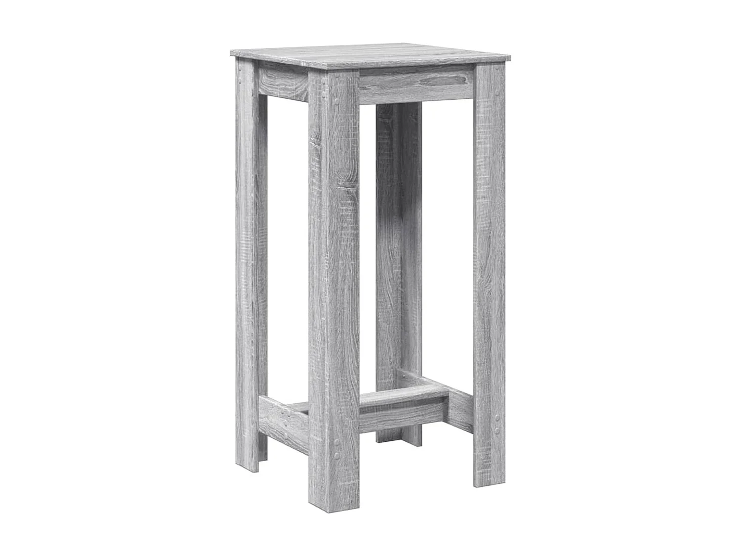 Tavolo da Bar Grigio Sonoma 51x50x103,5 cm in Legno Multistrato