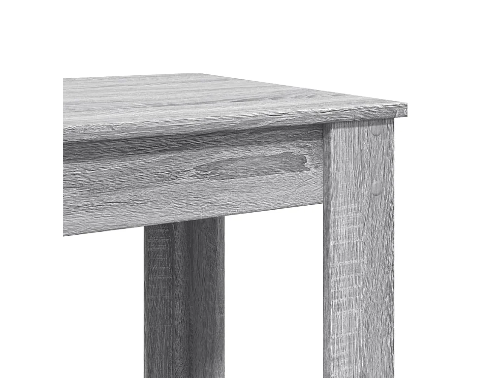 Table de bar sonoma gris 51x50x103,5 cm bois d'ingénierie