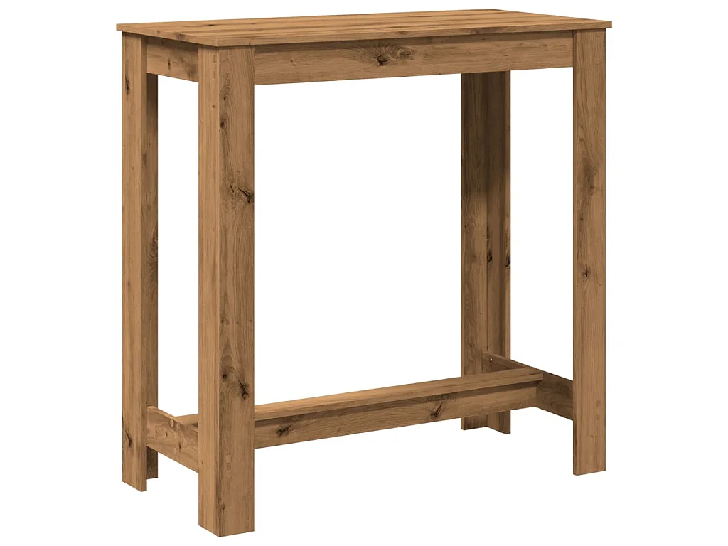 Tavolo Bar Rovere Artigianale 102x50x103,5 cm Legno Multistrato