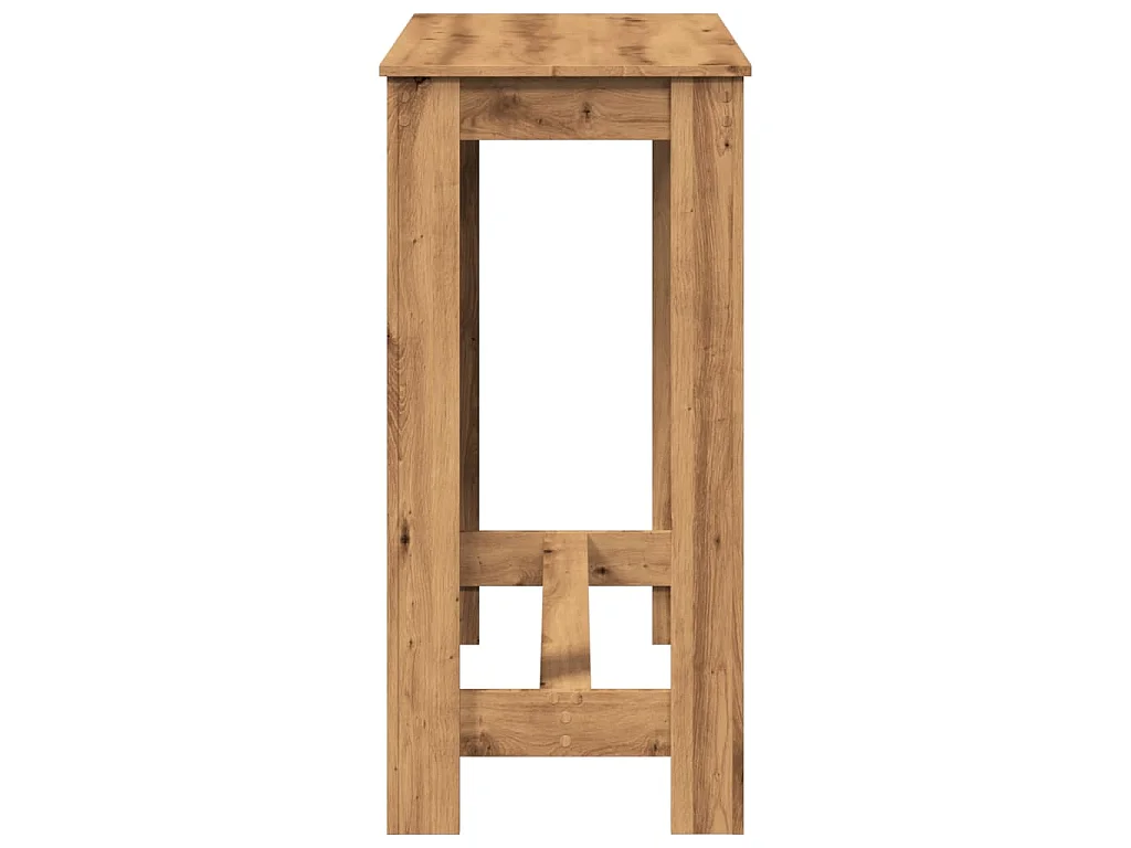 Tavolo Bar Rovere Artigianale 102x50x103,5 cm Legno Multistrato