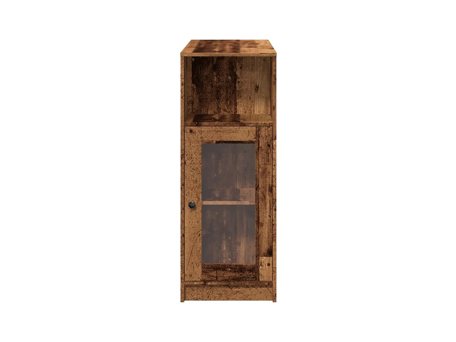 Tavolo Bar con Rastrelliera Antico 101x40x103,5 cm Multistrato