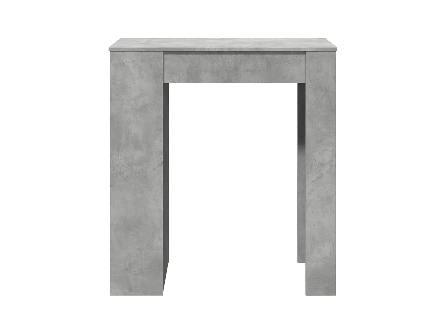 Bartafel met rekken 95x47x103,5 cm bewerkt hout betongrijs