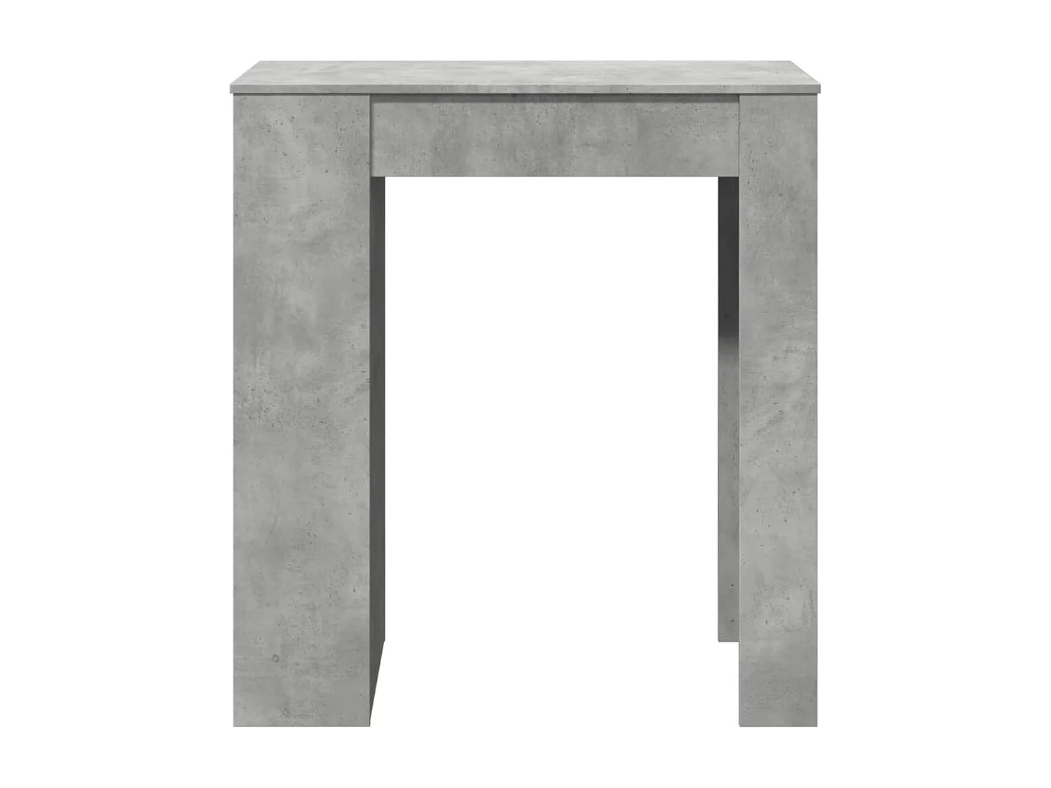 Bartafel met rekken 95x47x103,5 cm bewerkt hout betongrijs