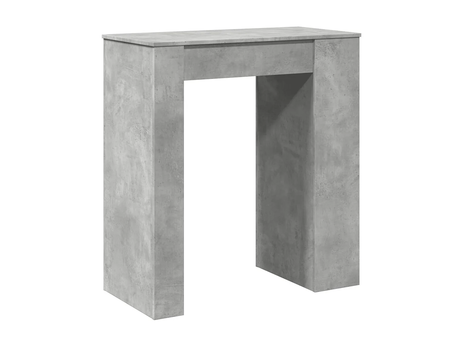 Bartafel met rekken 95x47x103,5 cm bewerkt hout betongrijs