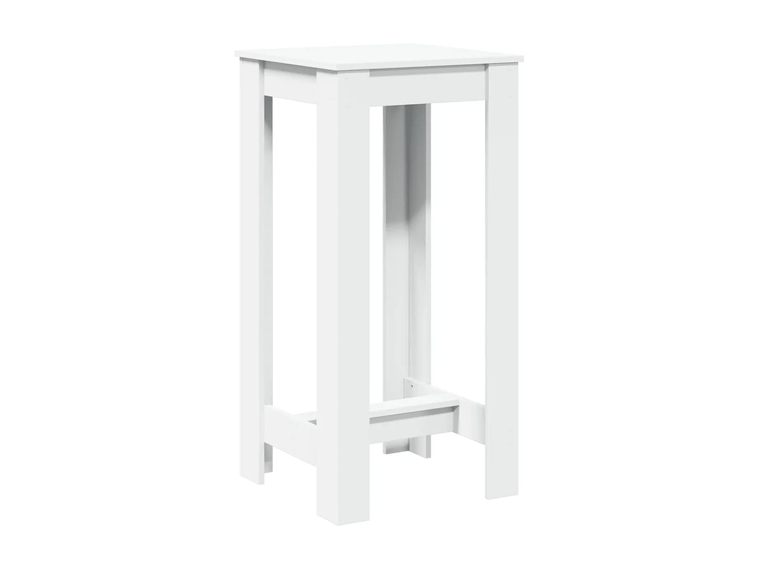 Tavolo da Bar Bianco 51x50x103,5 cm in Truciolato