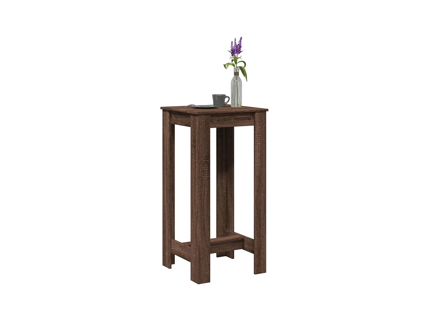Bartisch Braun Eichen-Optik 51x50x103,5 cm Holzwerkstoff